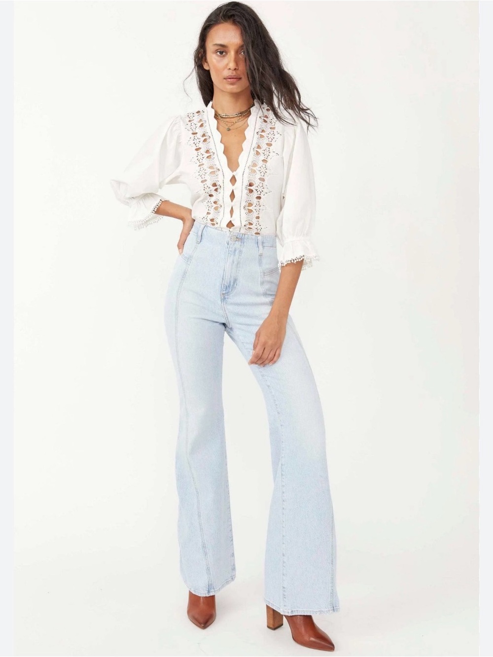 Free People flare jeans